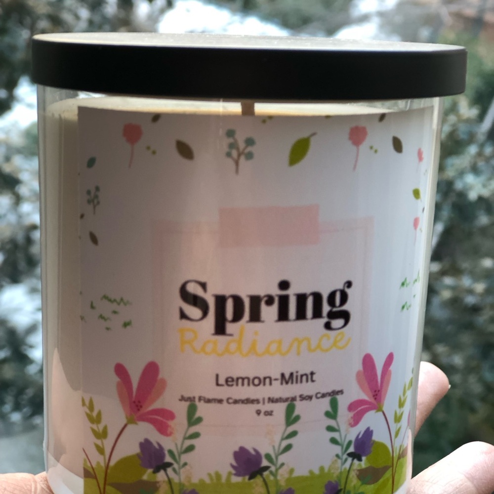 Lemon-Mint Candle